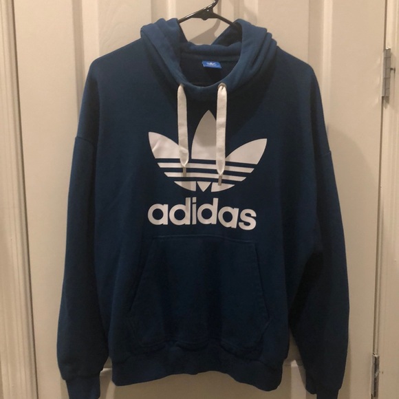 adidas hoodie dark blue